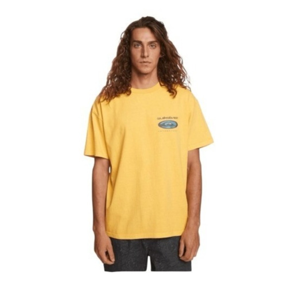 Quiksilver Quik International Short‎ Sleeve Tee Yellow XXL